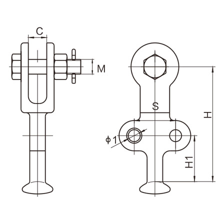 QSJ Ball clevis