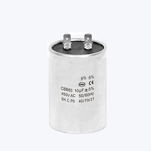 Cbb60 10UF Motor Run Capacitor 450V with Pins