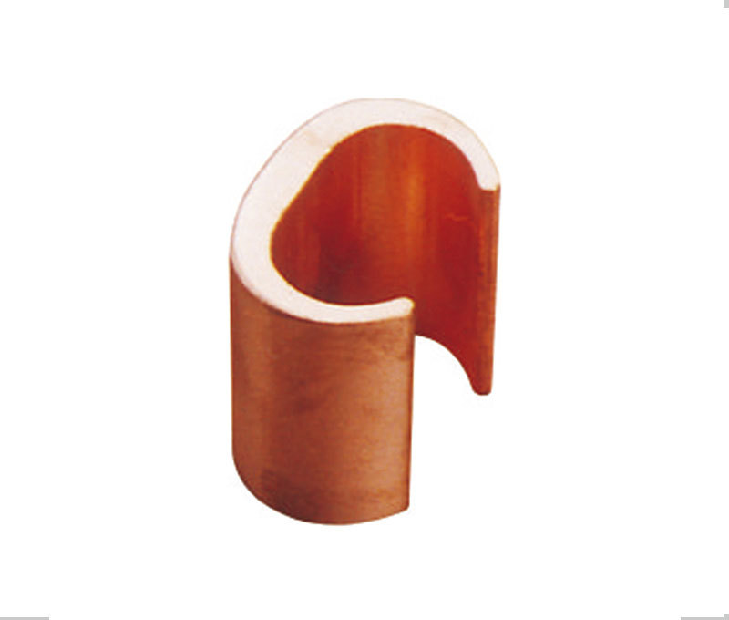 C-shaped copper terminal clip